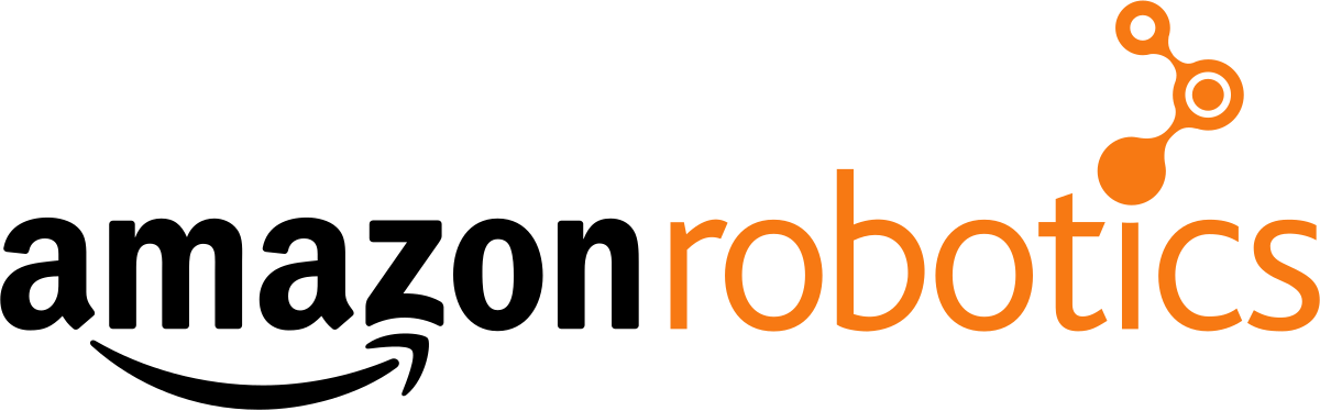Logo of AI and robotics conference, with text 'AI & Robotics' and an orange robotic arm icon.