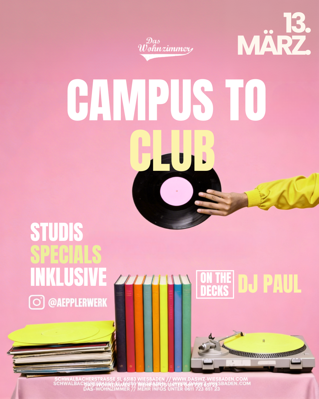Campus to Club - DJ Paul 22:00 - 04:00 Uhr