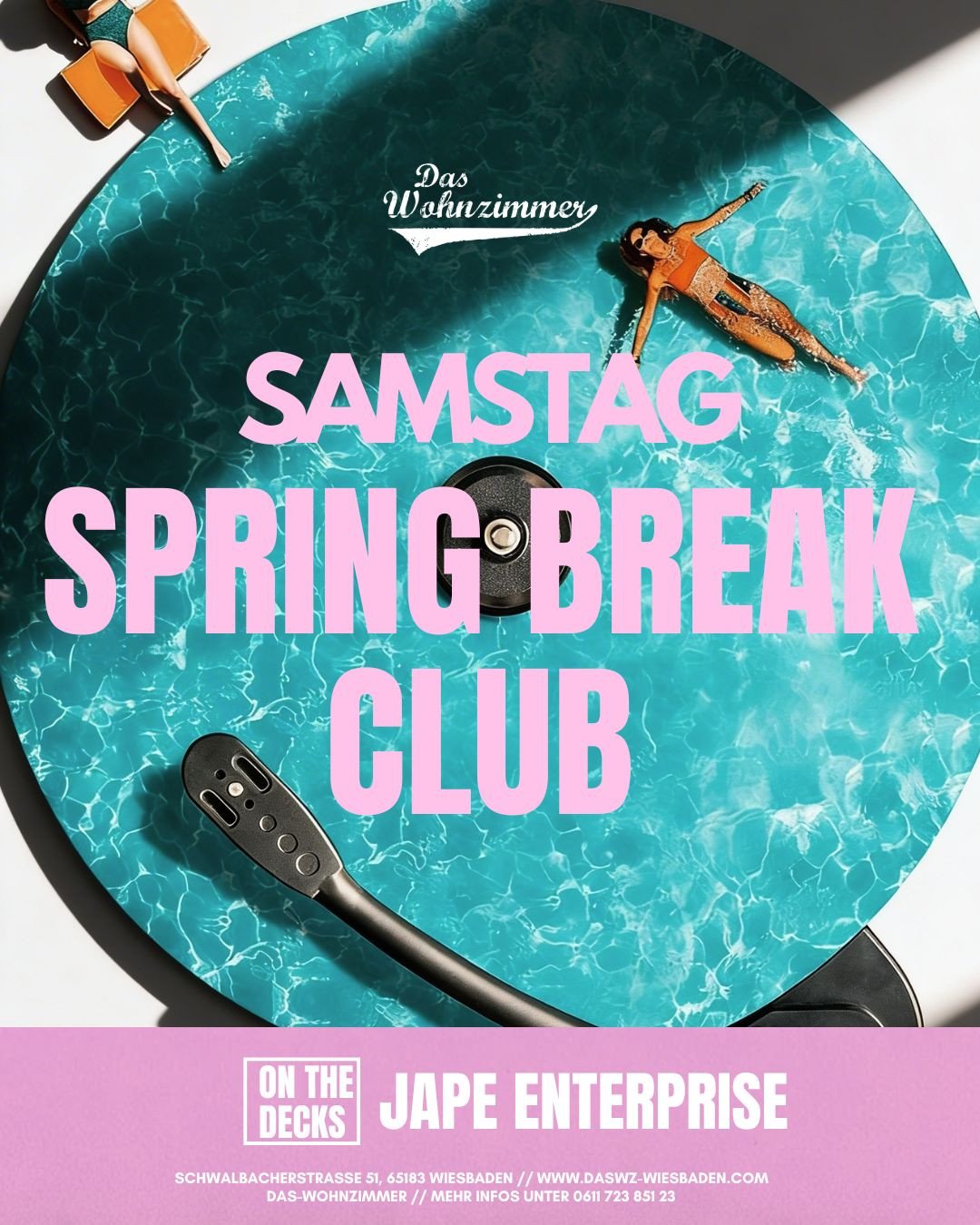 Jape Enterprise liefert den Sound zum Saisonwechsel frische Fr&uuml;hling-Vibes und Beats, die den Winter endg&uuml;ltig wegpusten. Als offizieller DJ von Celo &amp; Abdi sowie Nimo wei&szlig; er genau, wie man der Crowd richtig einheizt.⁠
⁠
Start: 2