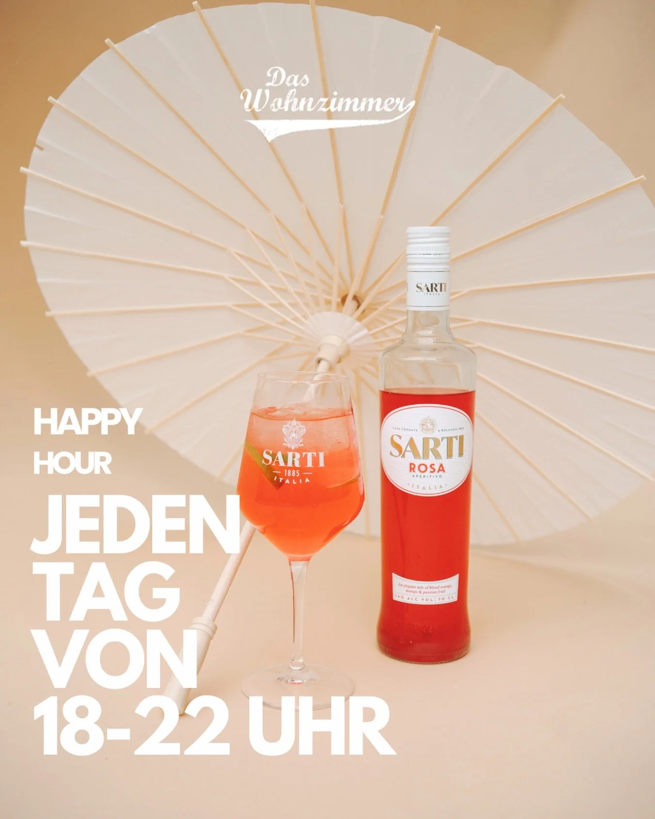 🍹Happy Hour bei uns! ☀️

Ob leckere All-Time-Classics oder erfrischende Muntermacher - in unserer Cocktail Happy Hour ist f&uuml;r jeden Geschmack etwas dabei! 

G&ouml;nn dir was Feines im Glas - wir freuen uns auf dich 🫶!

#cocktail #drinkstagram