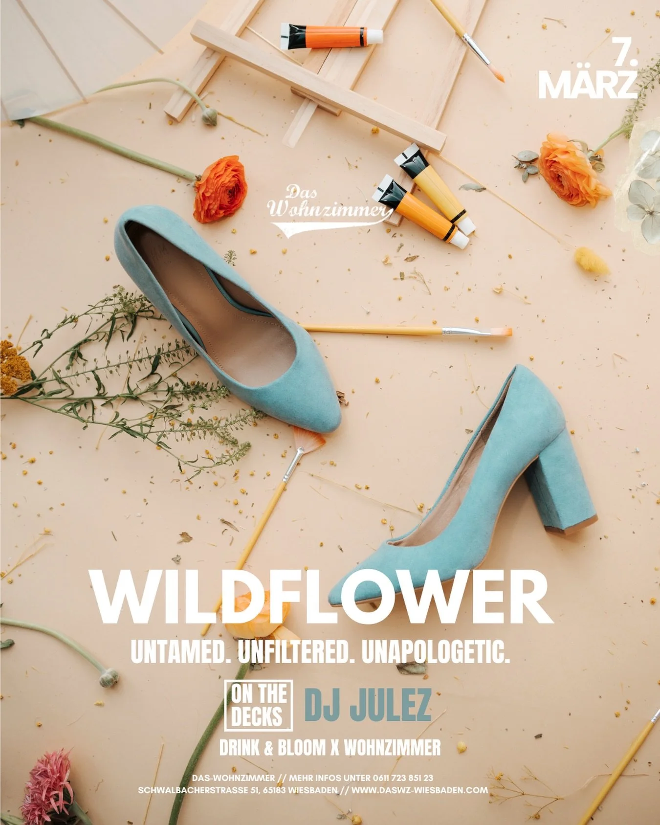 Anl&auml;sslich des Weltfrauentags 💐 laden wir ganz speziell unsere Ladies zu einem besonderen Abend ein. In Kooperation mit @drinkandbloom.cafe warten ein Sarti Spritz Special f&uuml;r 5 &euro;, Iced Matcha mit P&uuml;rree f&uuml;r 6&euro;, ein 
Fo