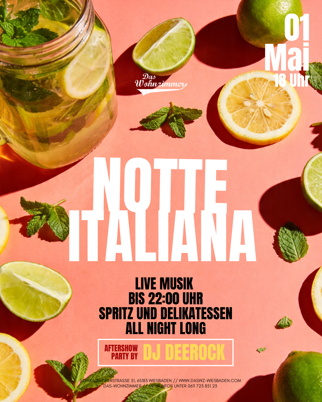 Notte Italiana 18:00 - 04:00 