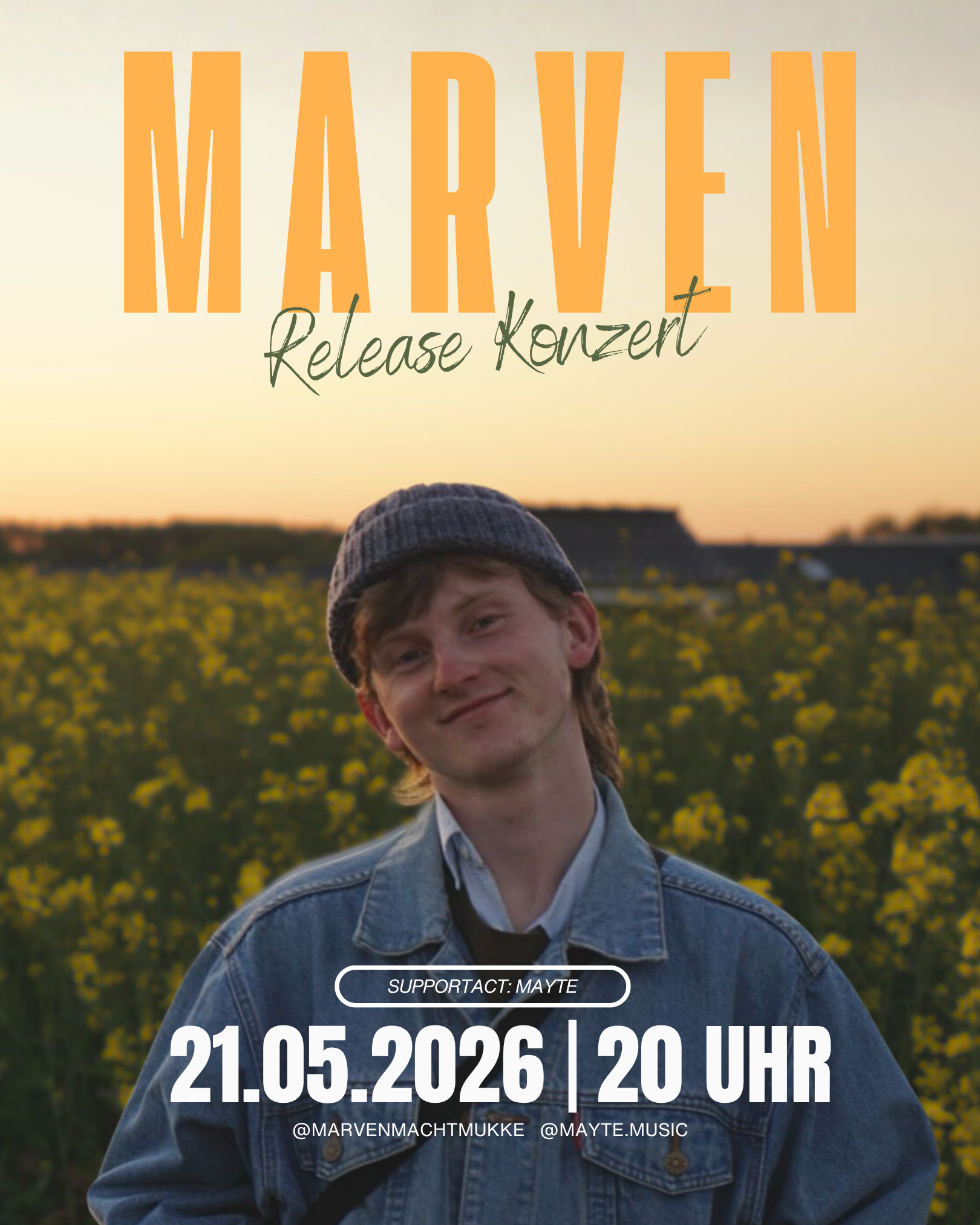 Song Release Marven 20:00 -22:00