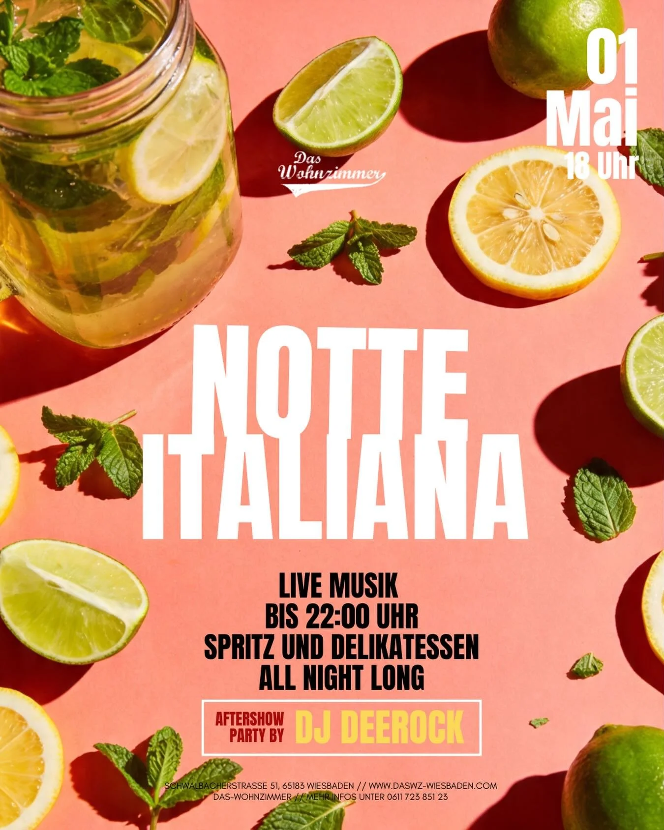 Am 3. Mai bringen Luana und Ubaldo italienisches Lebensgef&uuml;hl direkt ins Wohnzimmer: Mit authentischer Live-Musik im unverwechselbaren Dolce-Vita-Stil schaffen sie eine Atmosph&auml;re, die mediterrane Leichtigkeit und musikalische Leidenschaft 