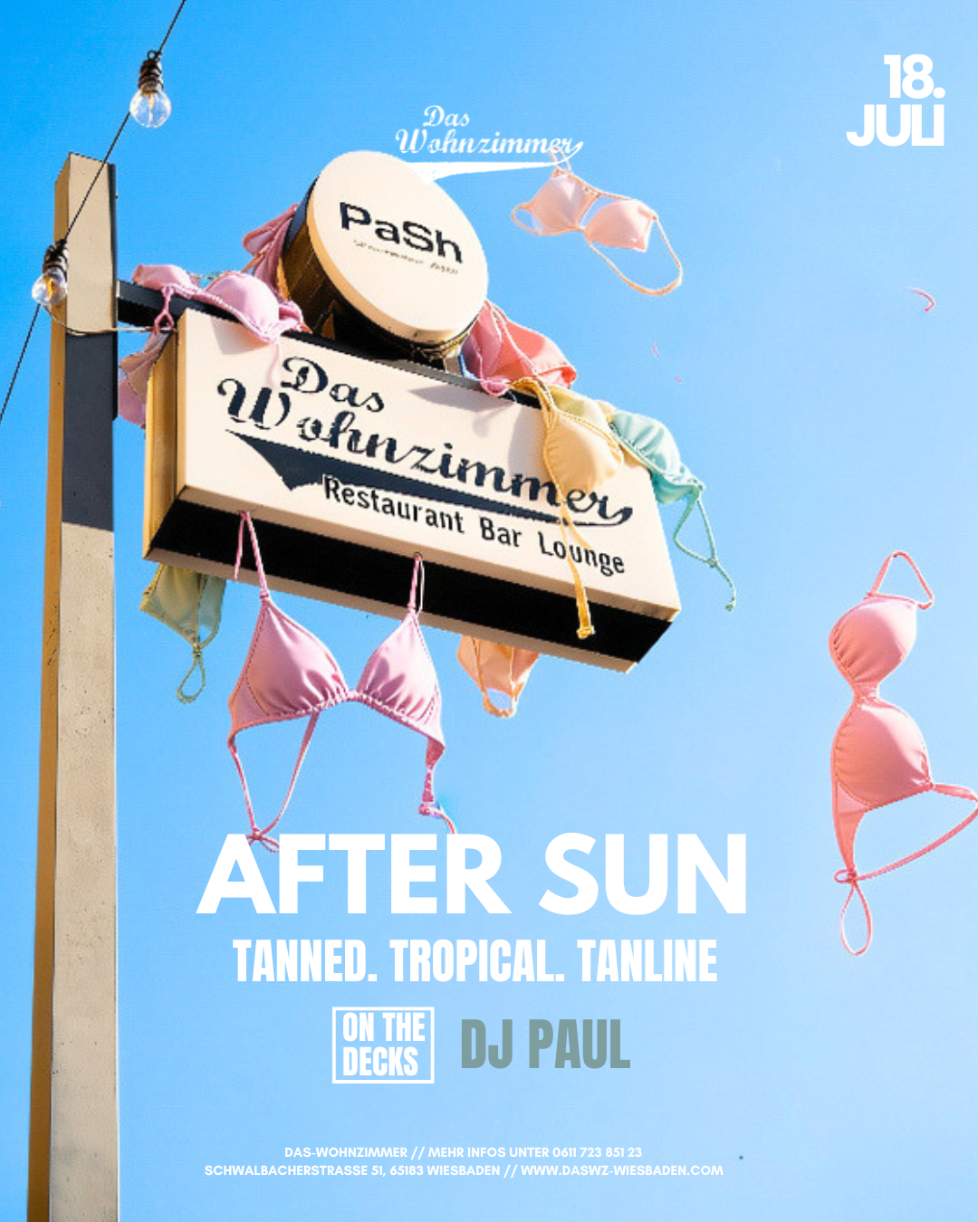 After Sun - DJ Paul 23:00 Uhr - 04:00 Uhr