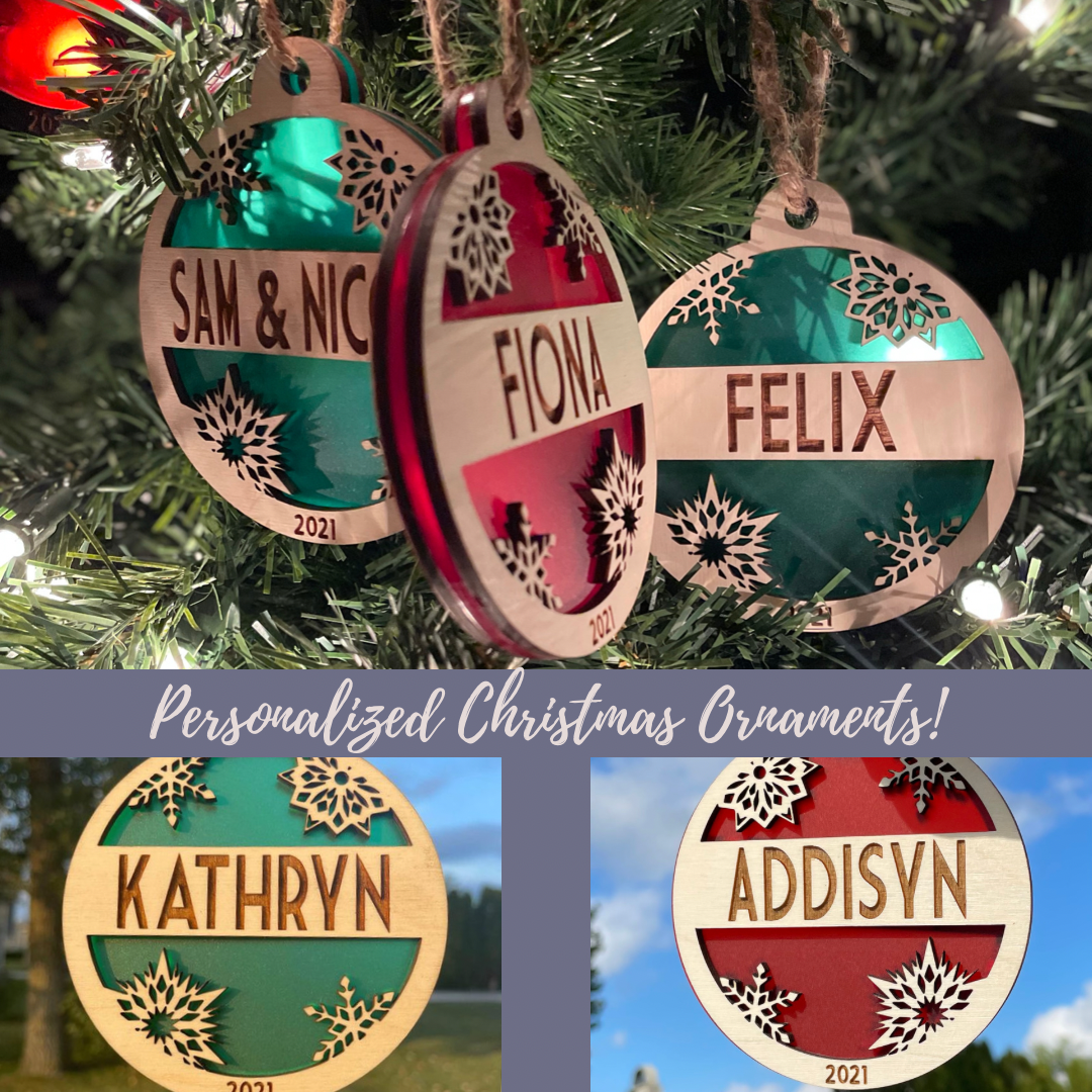Personalized Christmas Name Ornament