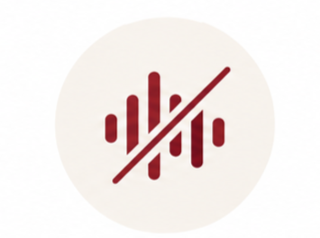 Sound reduction icon
