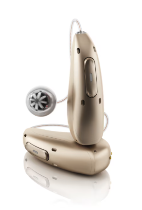 Receiver in the canal hearing aid
