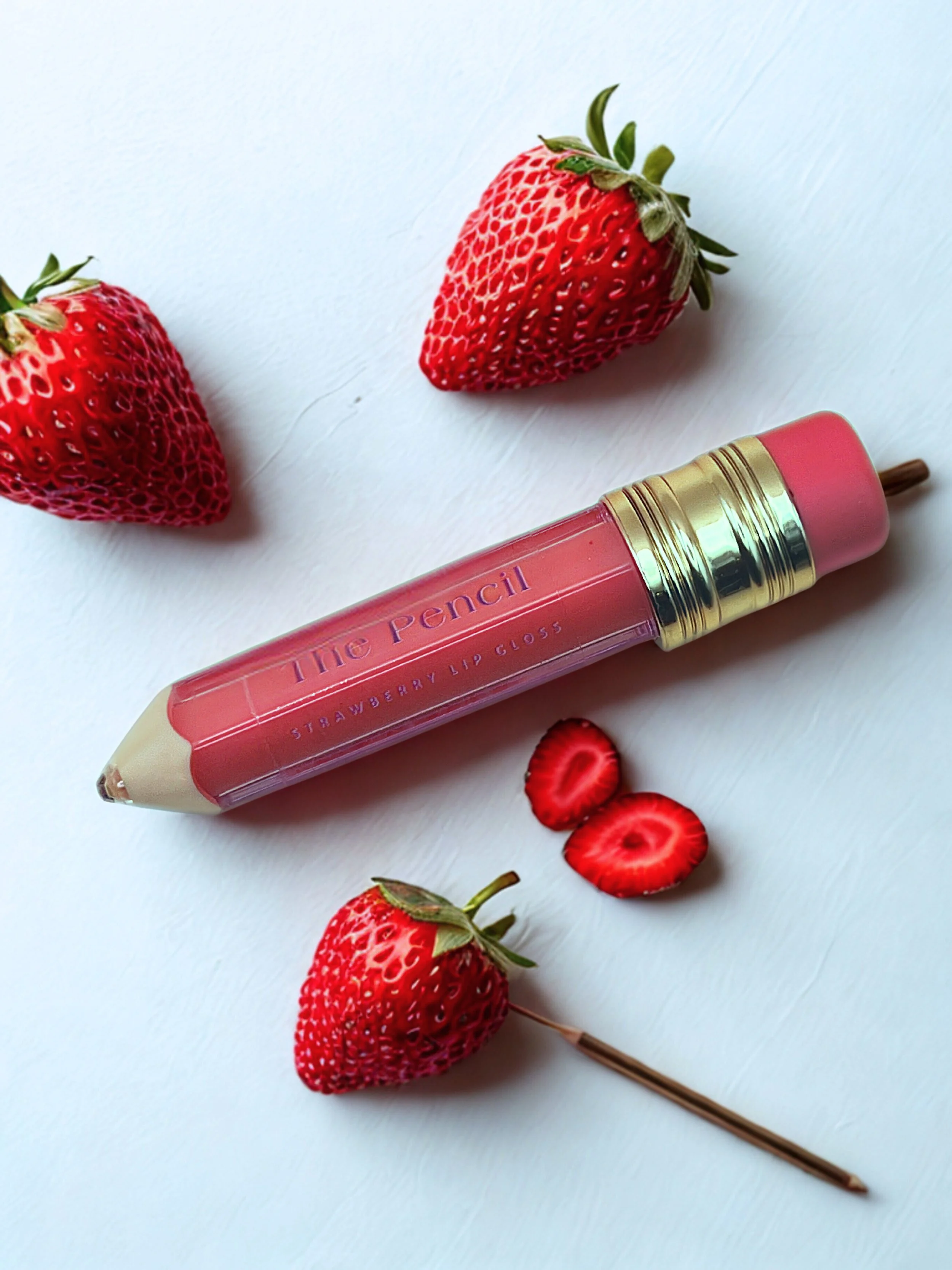 The Pencil - Organic Strawberry lip gloss