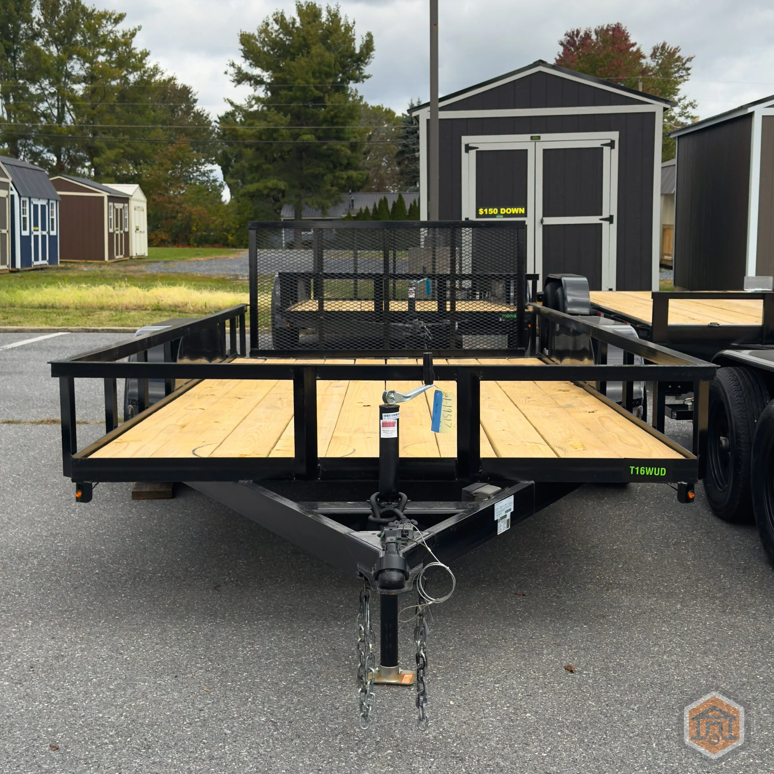 16×7 Dovetail Utility Trailer