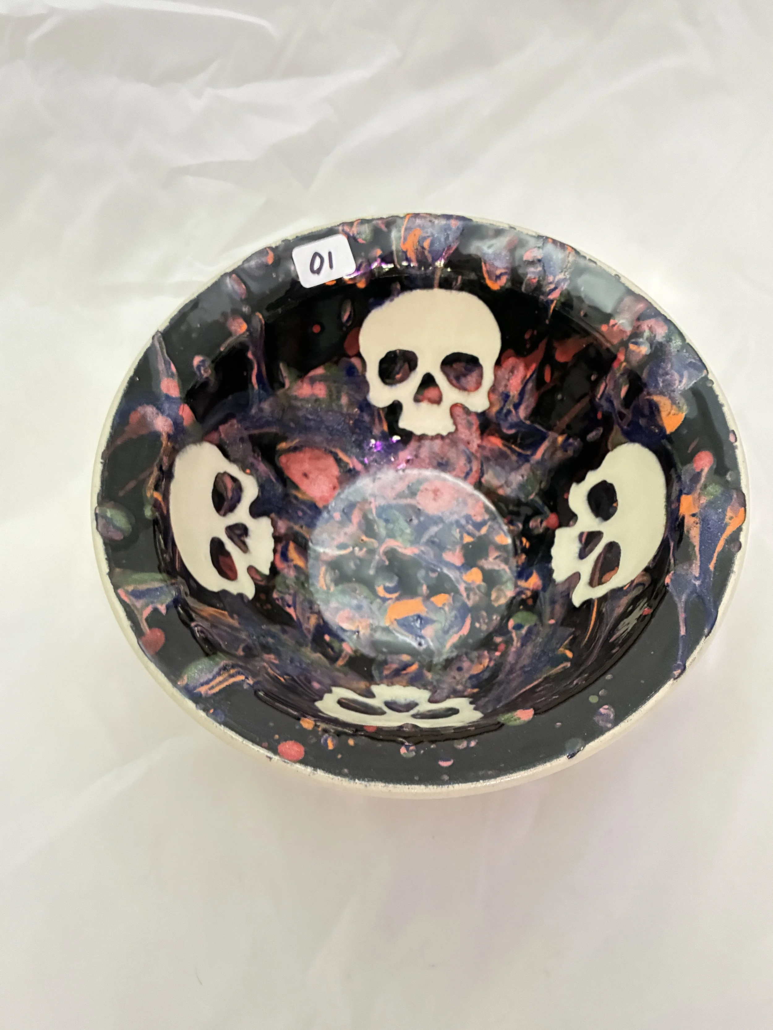 No. 1 - Candy Glaze Skull Bowl