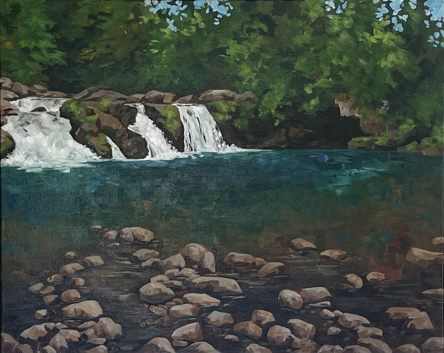 Sunset Falls
Acrylic on Canvas