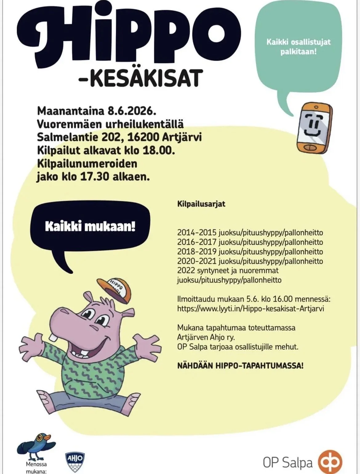 Hippojuoksut Vuorenmäen urheilukentällä