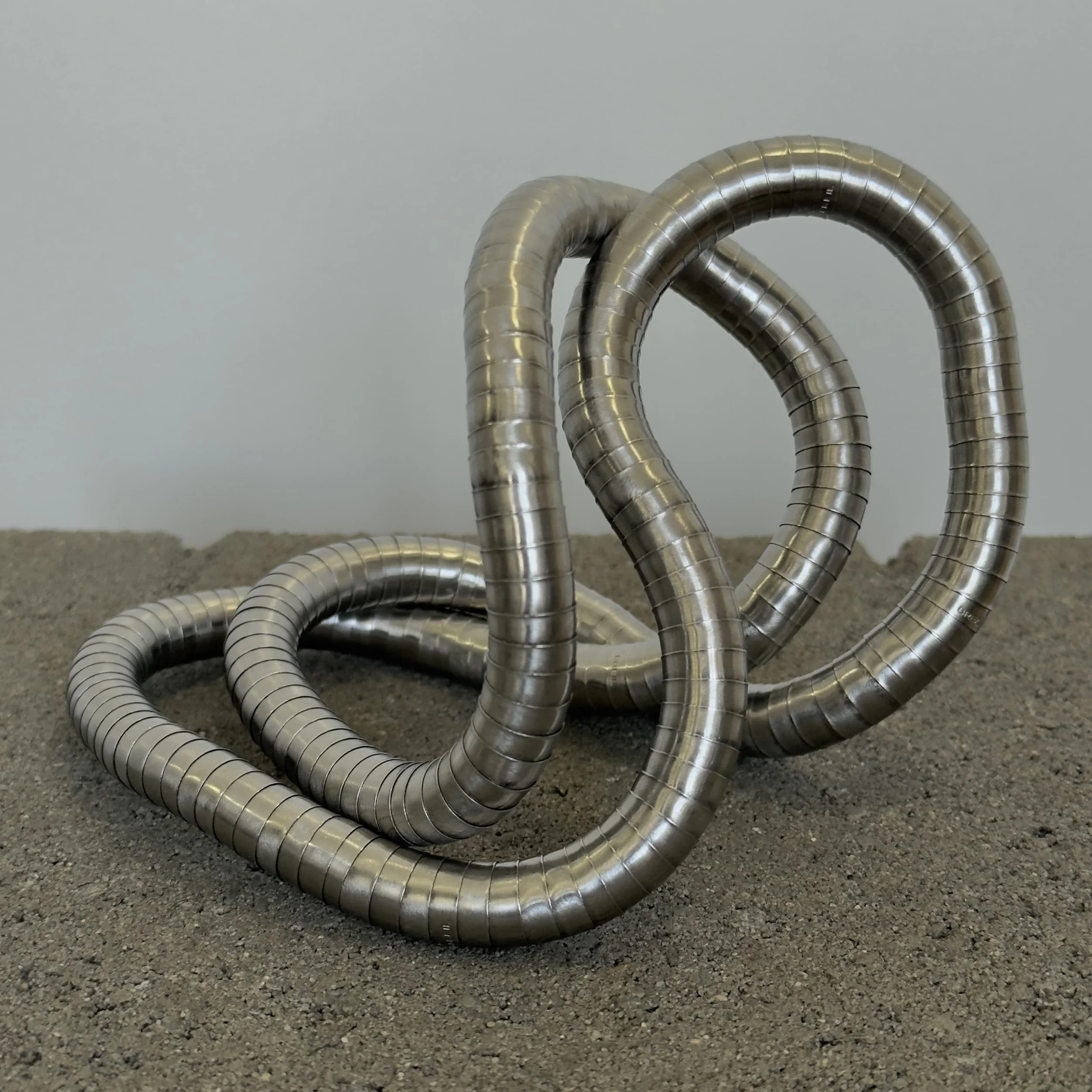 curated snake chain necklace, matte finish