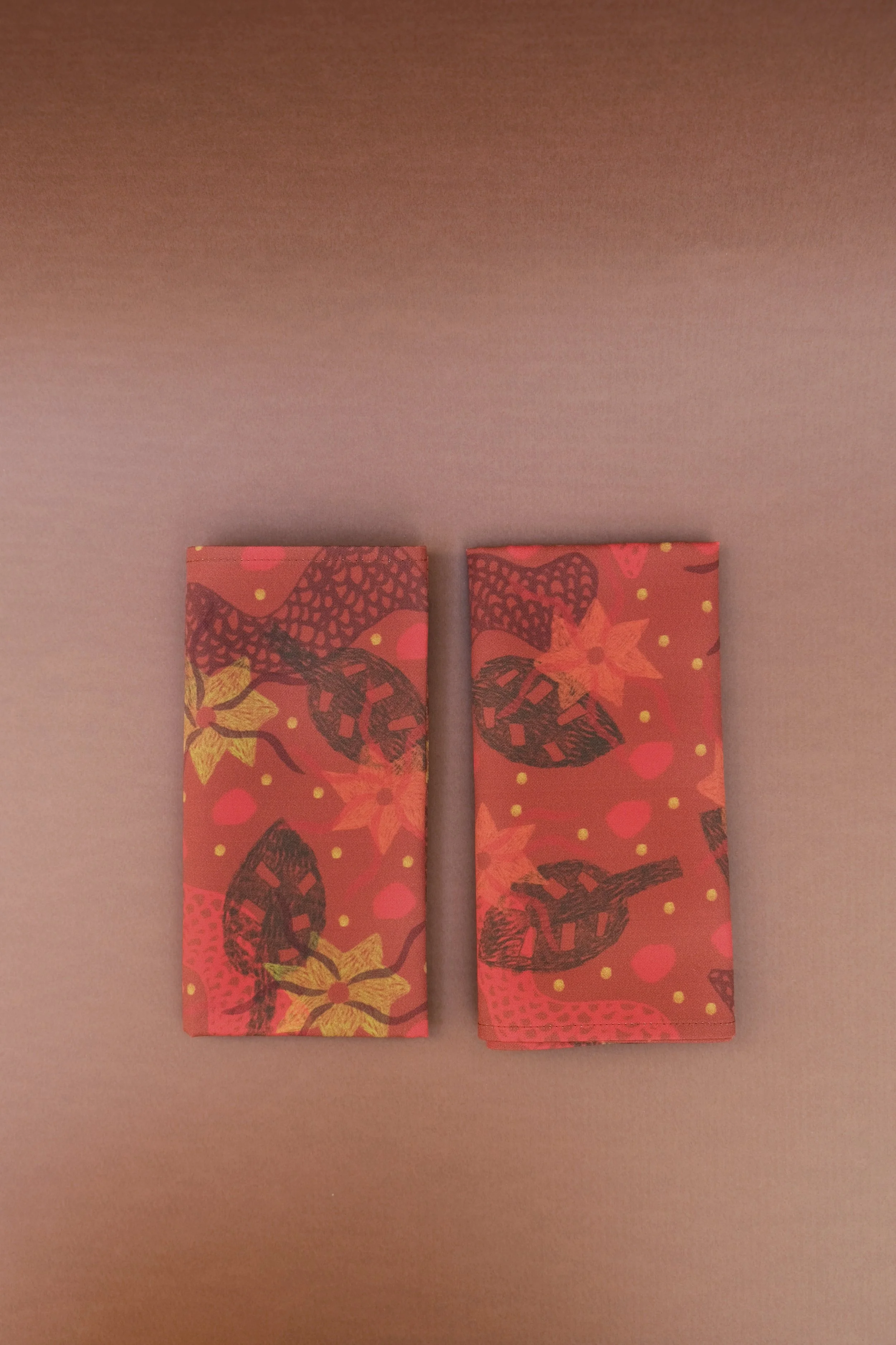 Maple Napkins Set (dark)
