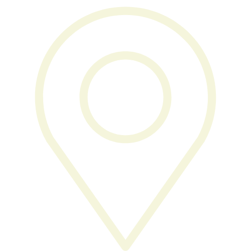 Black background with a white location pin icon.