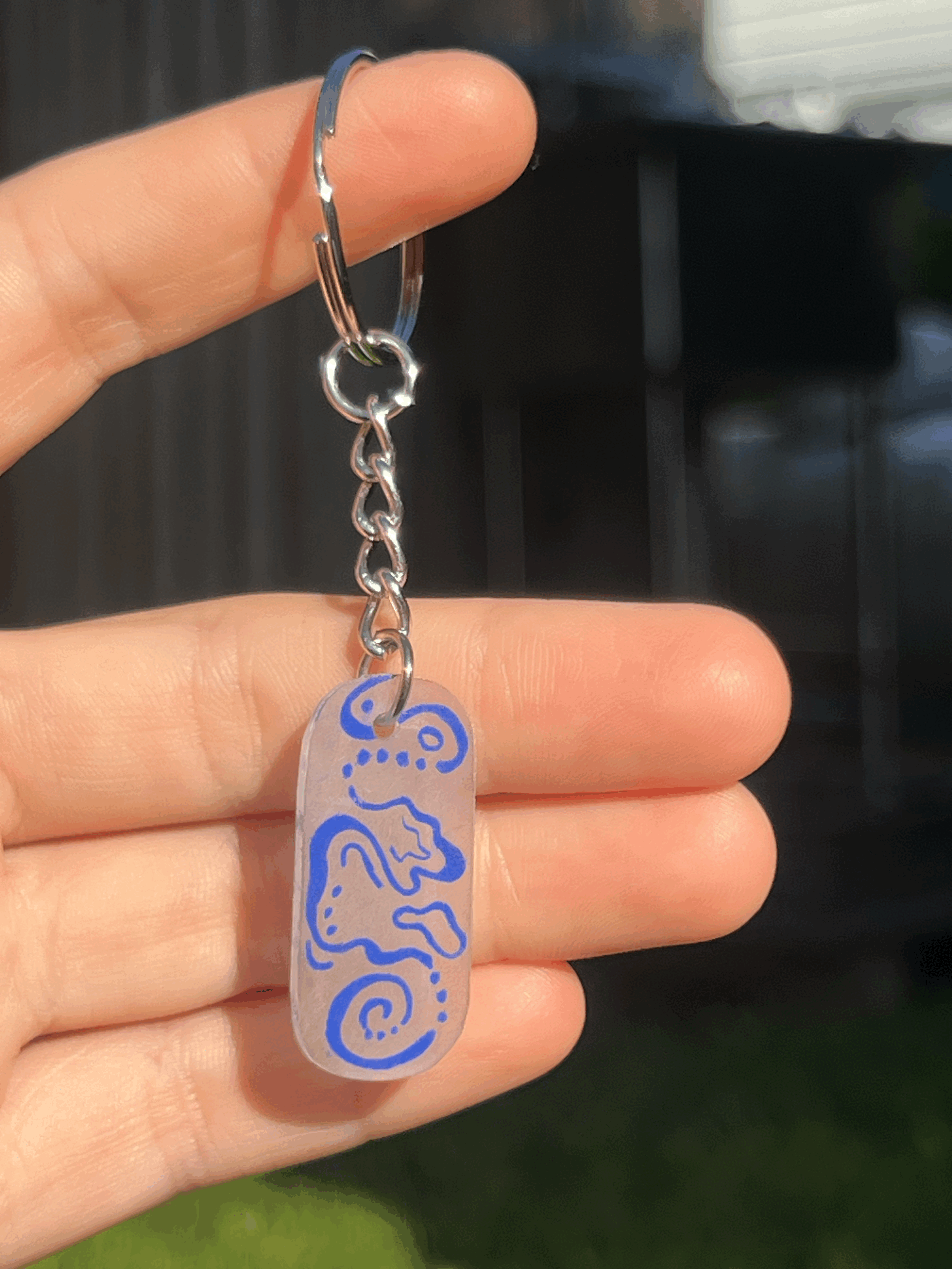 Squiggly Keychain