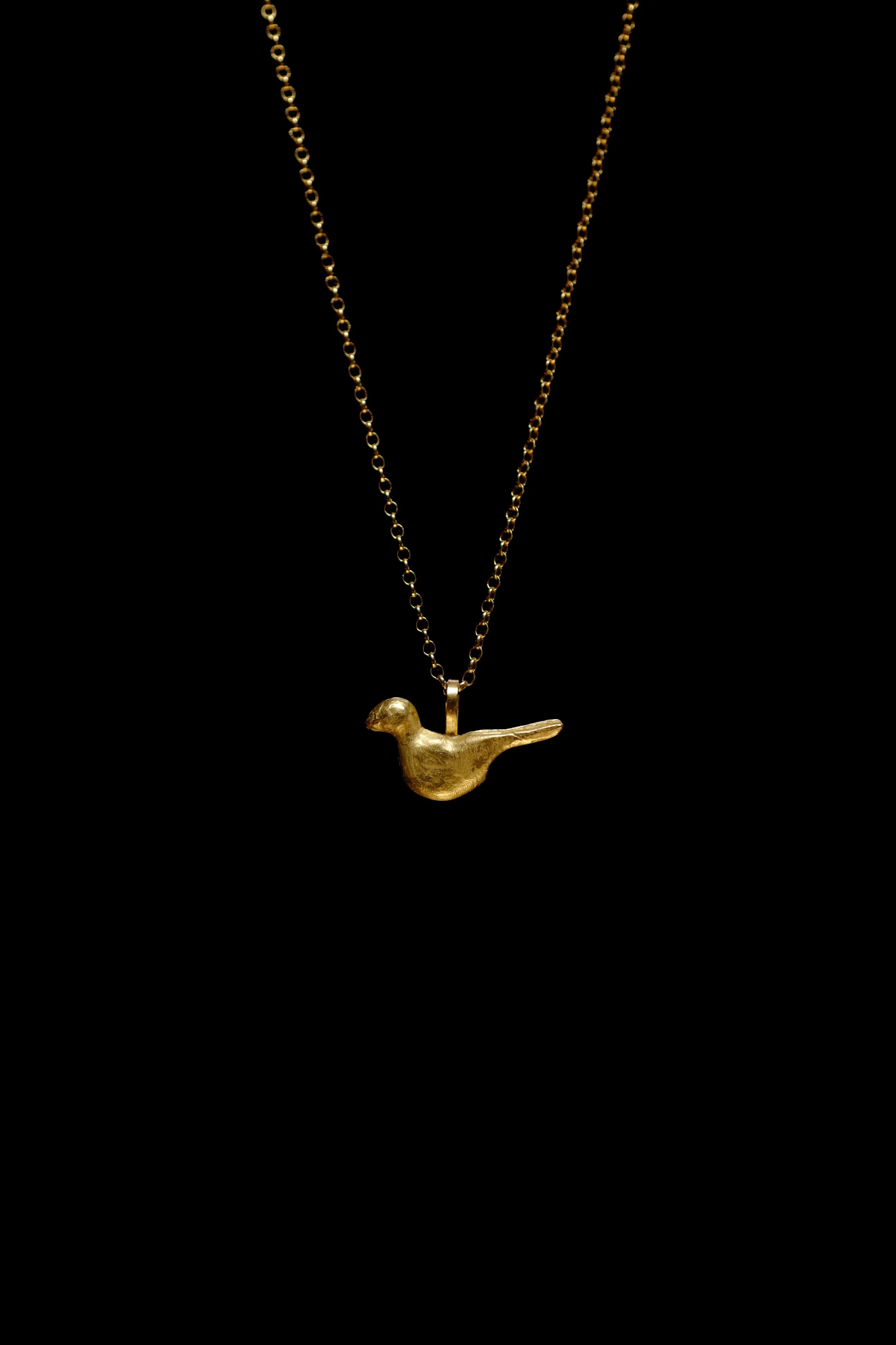 Copy of Pompeii Miniatures Dove on gold chain.jpg