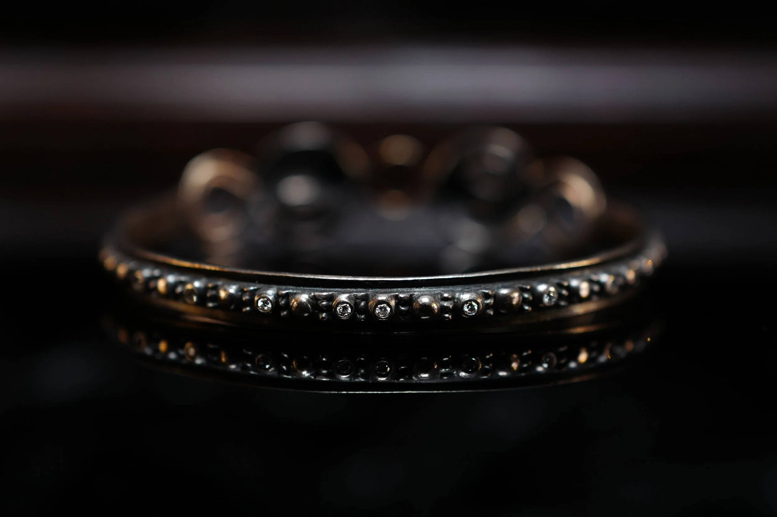 Oxidized Silver and Diamond Double Headed Serpent Bracelet-2.jpg