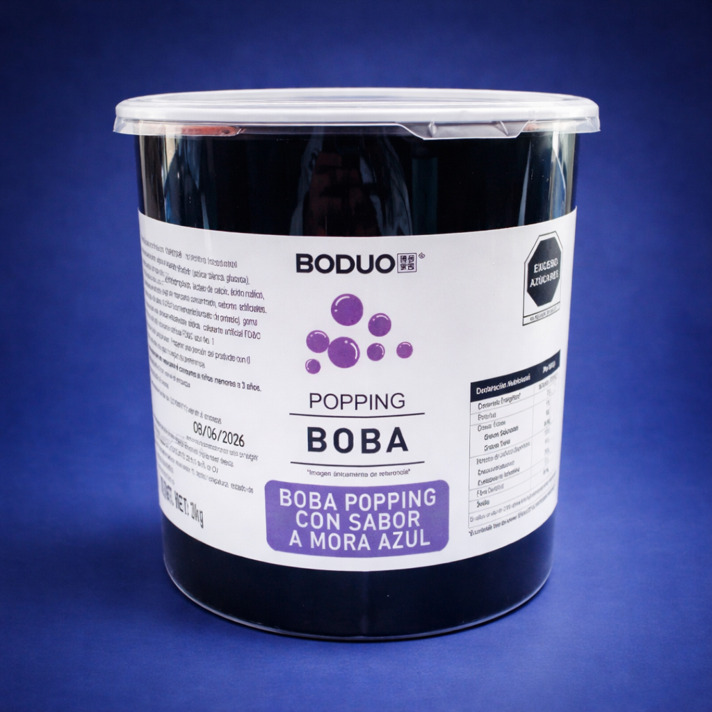 Perlas Explosivas de Mora Azul