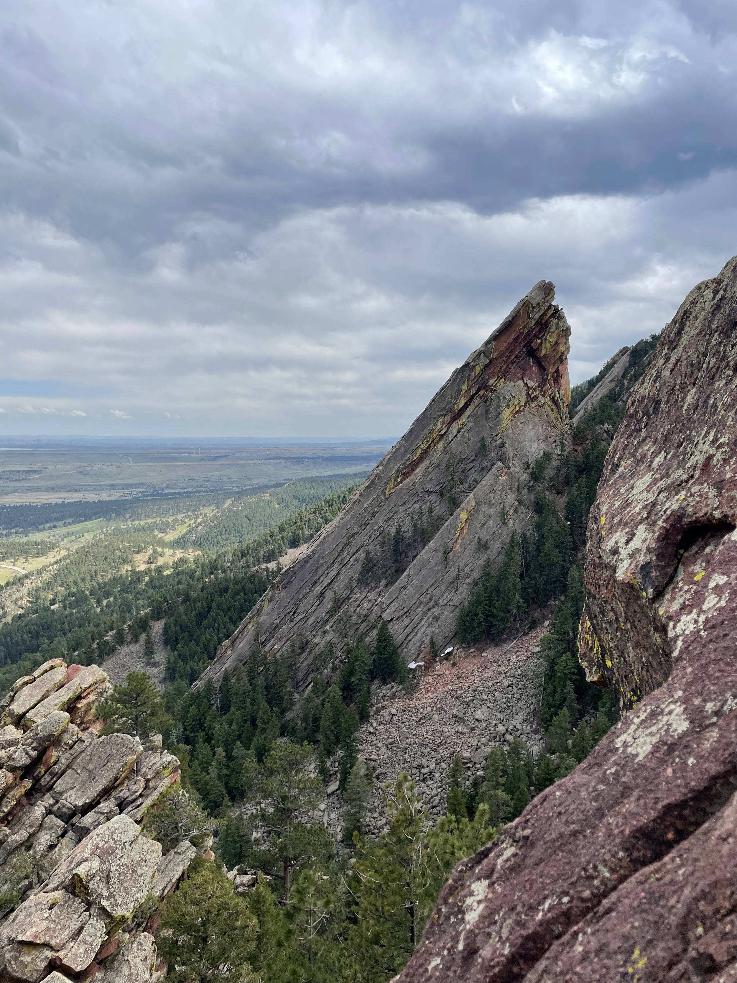 flatirons in Boulder, CO