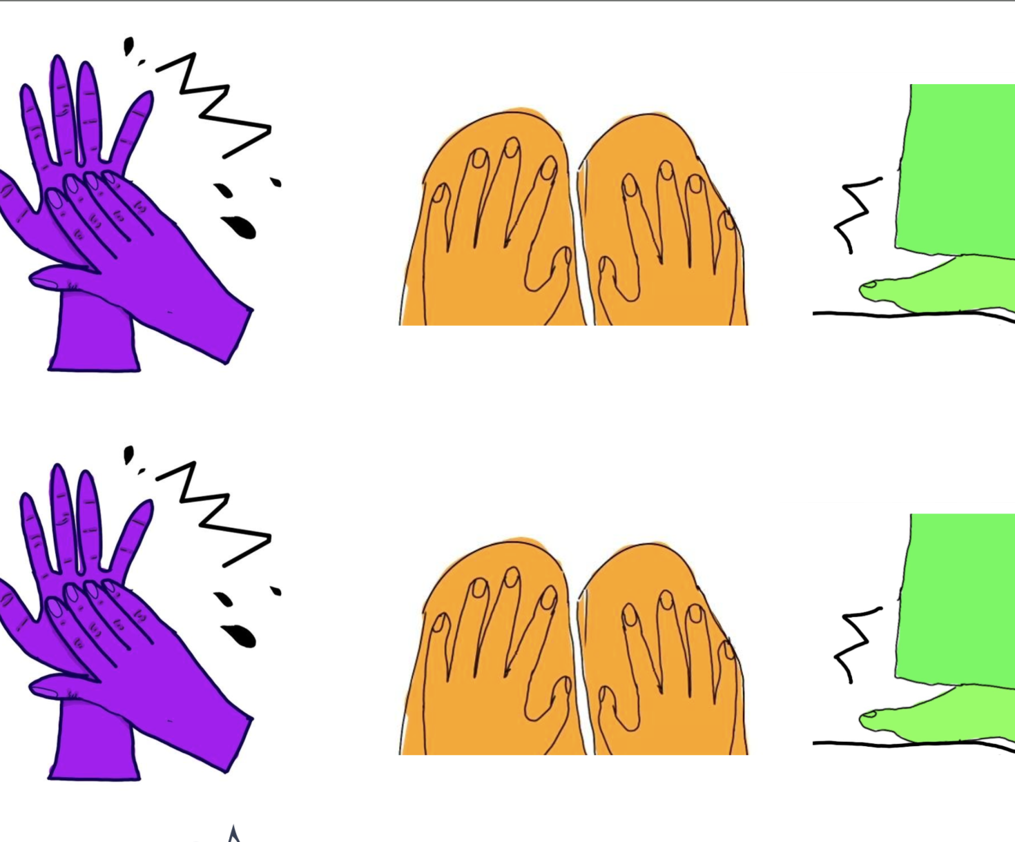 Body percussion choice cards