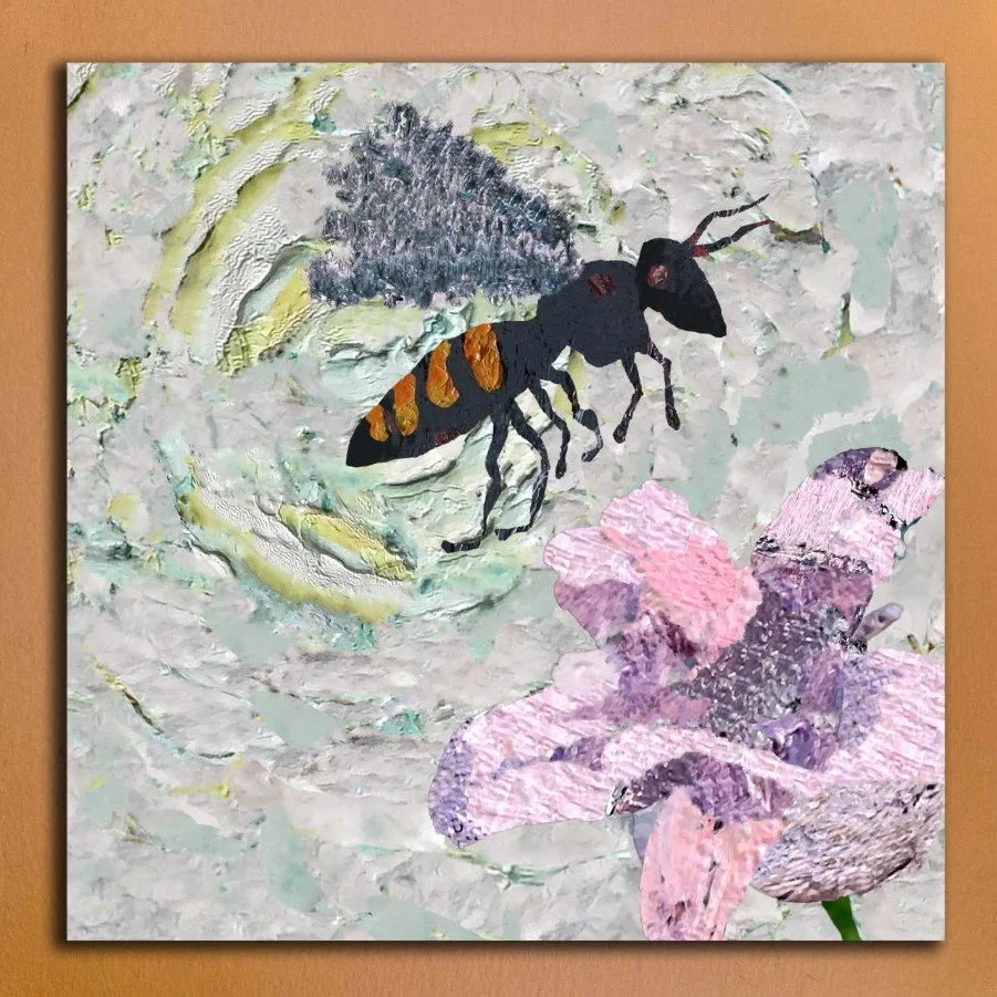 Buzz & Bloom - Rivers Act II (dibond, 1000 x 1000 mm)