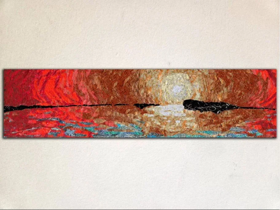 Sun Set - Rivers Act IV (dibond, 800 x 200 mm)