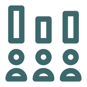 people and graph icon