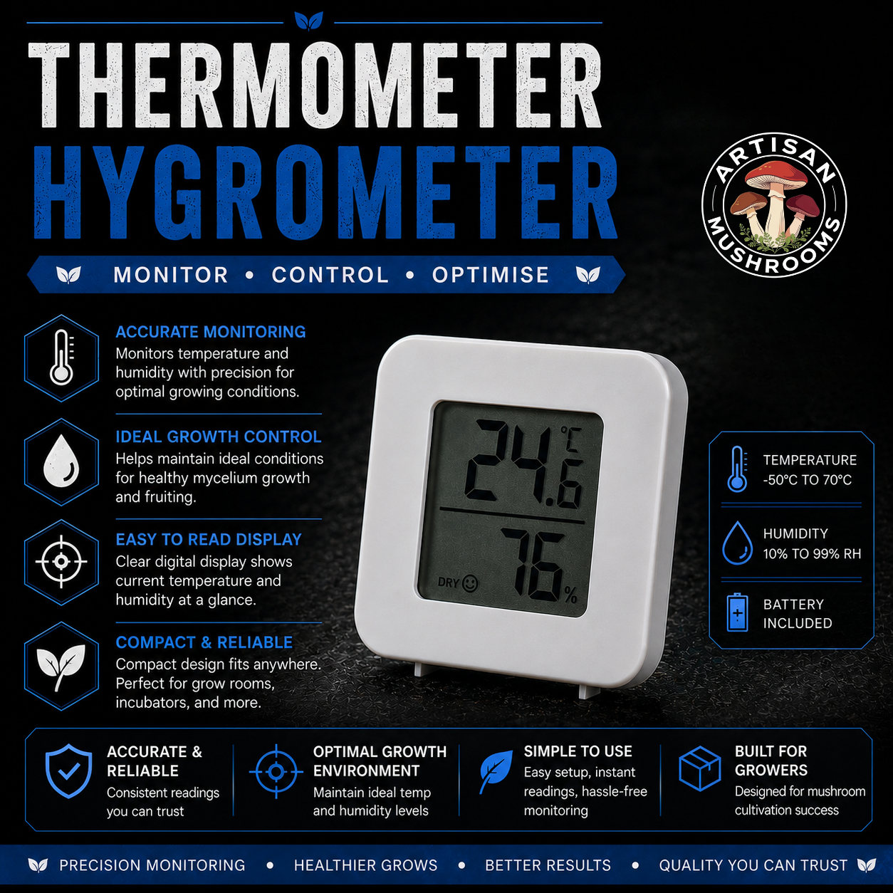 Digital Thermometer & Hygrometer