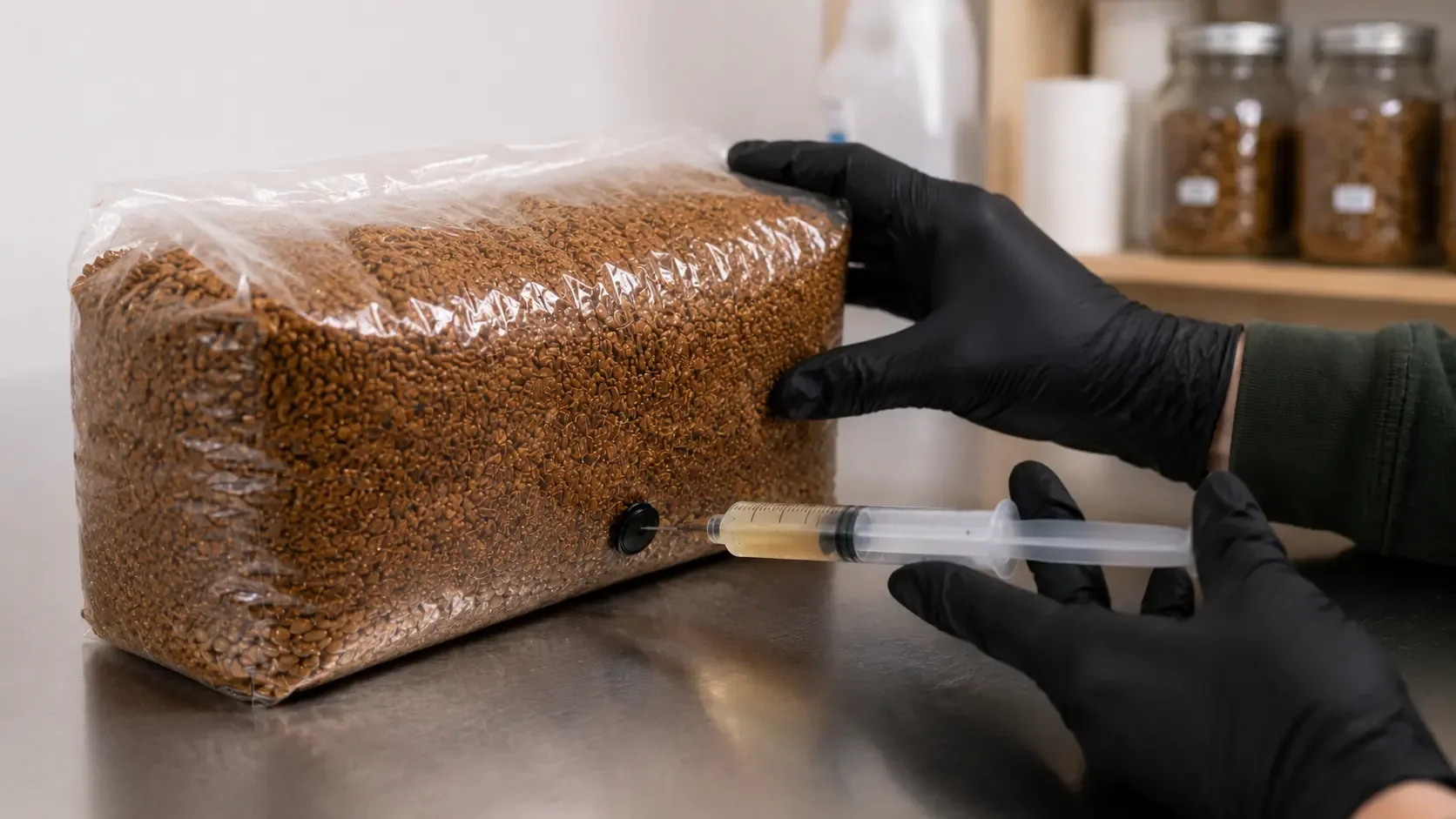 How to Inoculate grow bags, grain and substrates