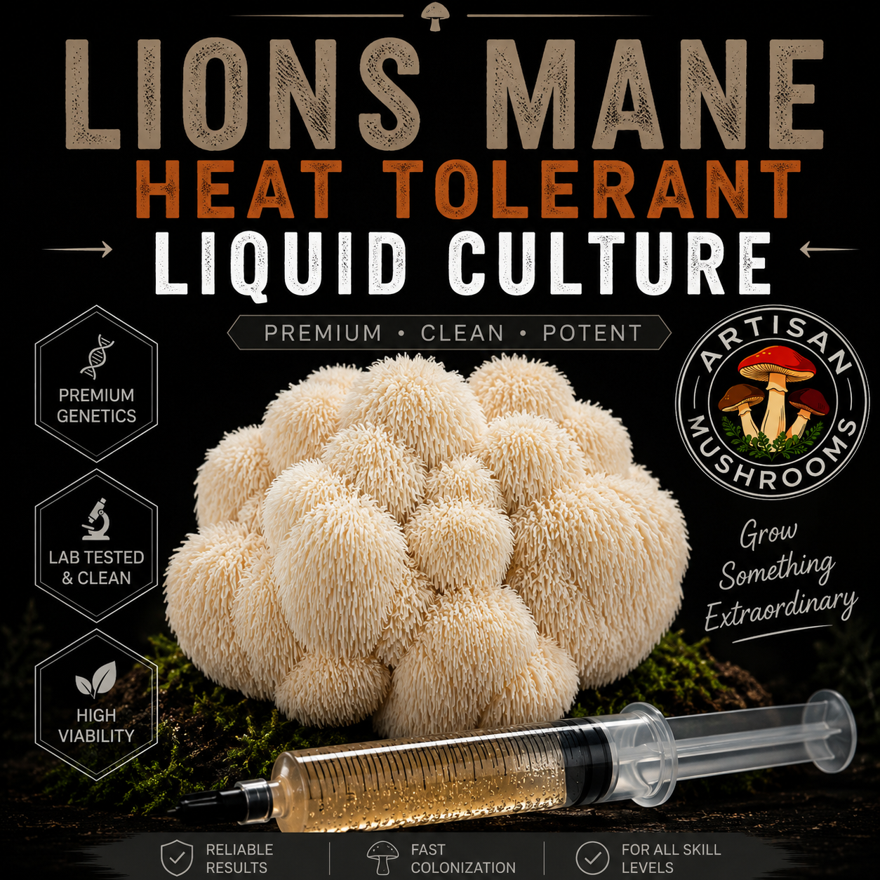 Lions Mane (Heat Tolerant)