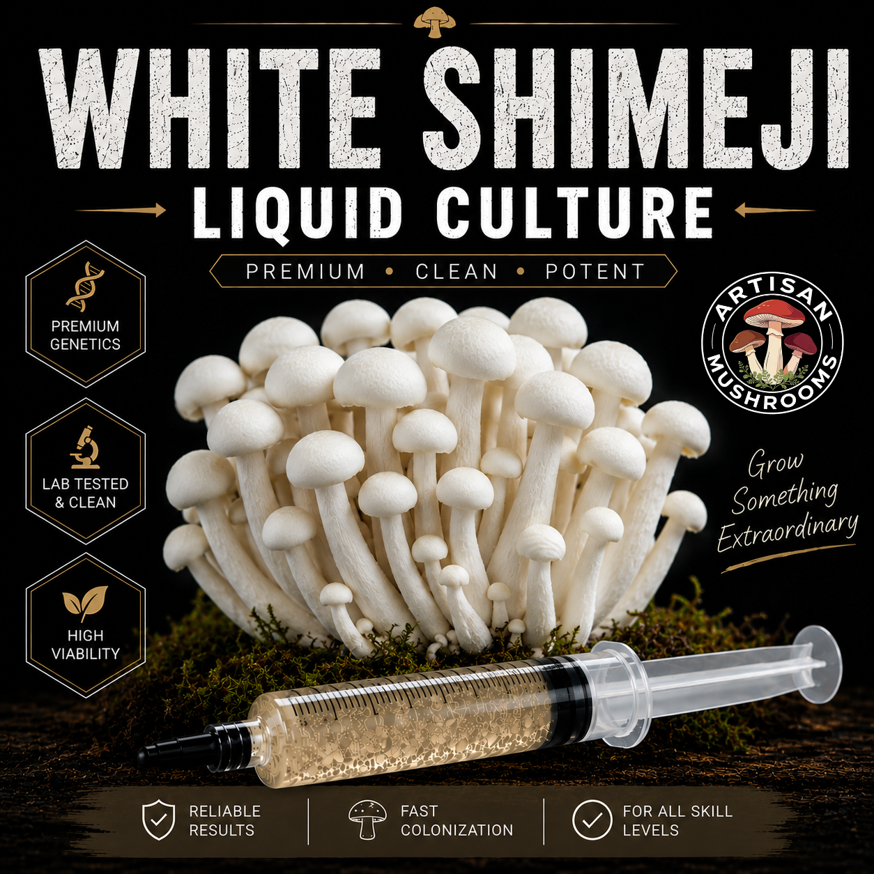 White Shimeji