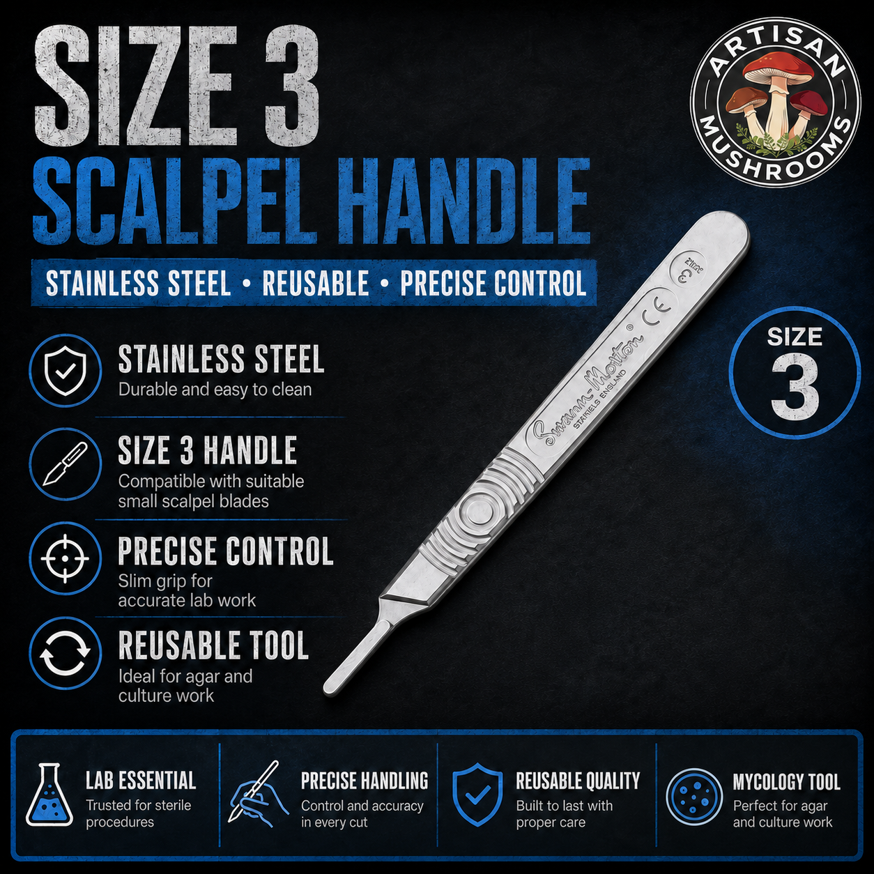 Size 3 Scalpel Handle
