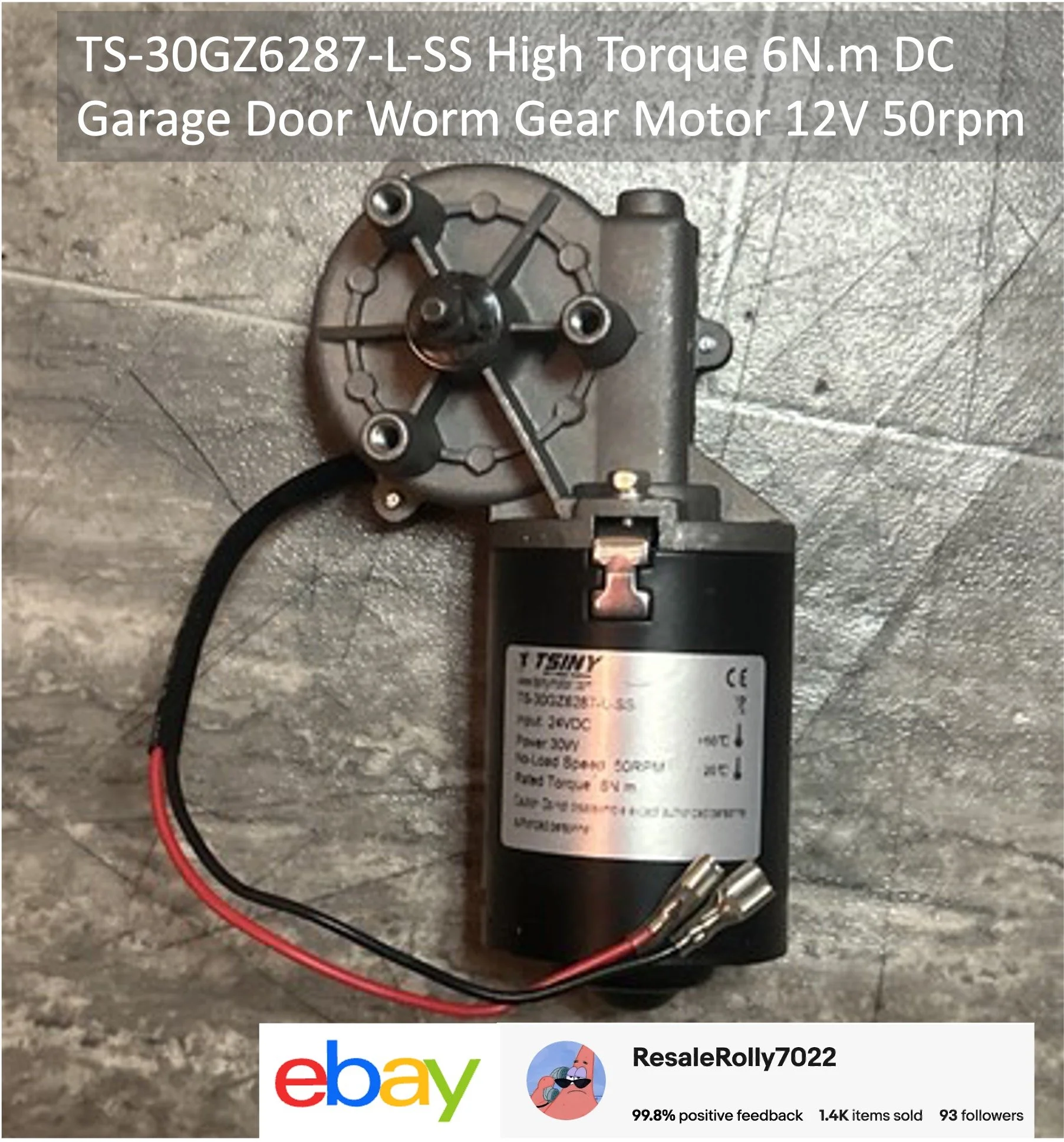 Found it on Ebay. It was listed as a "garage door motor"!