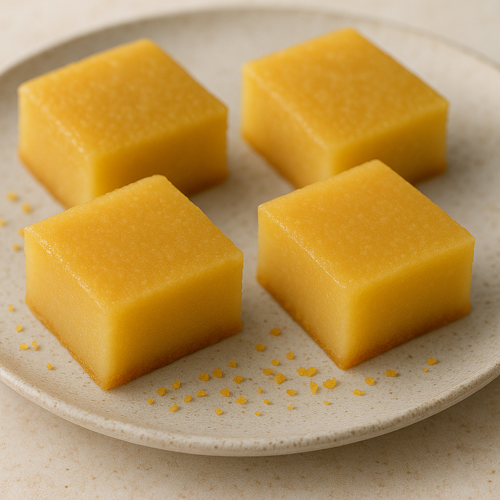 Butter Mochi Bars