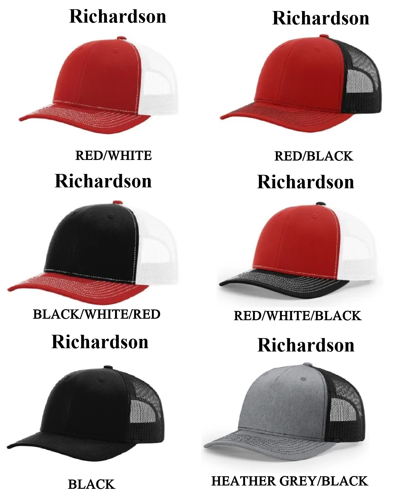 RICHARDSON HAT OPTIONS FOR PANTHERS.png