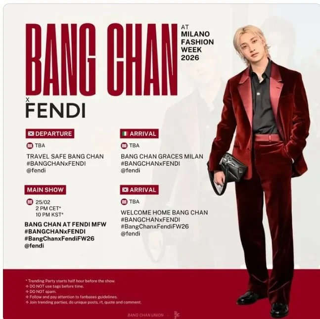 Fendi (Milan Fashion Week) - Bang Chan