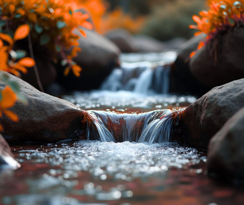 Stream to represent acceptance and commitment therapy