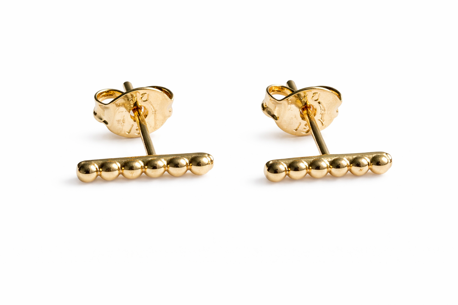 Aligned Frequency Bar Earrings