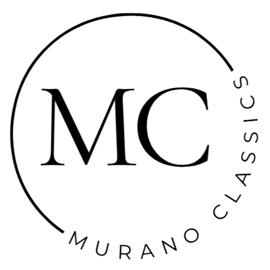 Black and white logo with the text 'MC' in large letters in the center, surrounded by a circular outline. The words 'MURANO CLASSICS' are curved along the bottom of the circle.