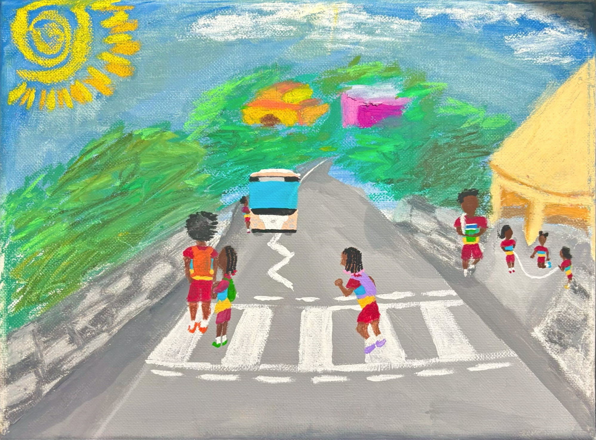 God Lives in Bermuda ❀ 2025

Acrylic & Oil Pastel on canvas