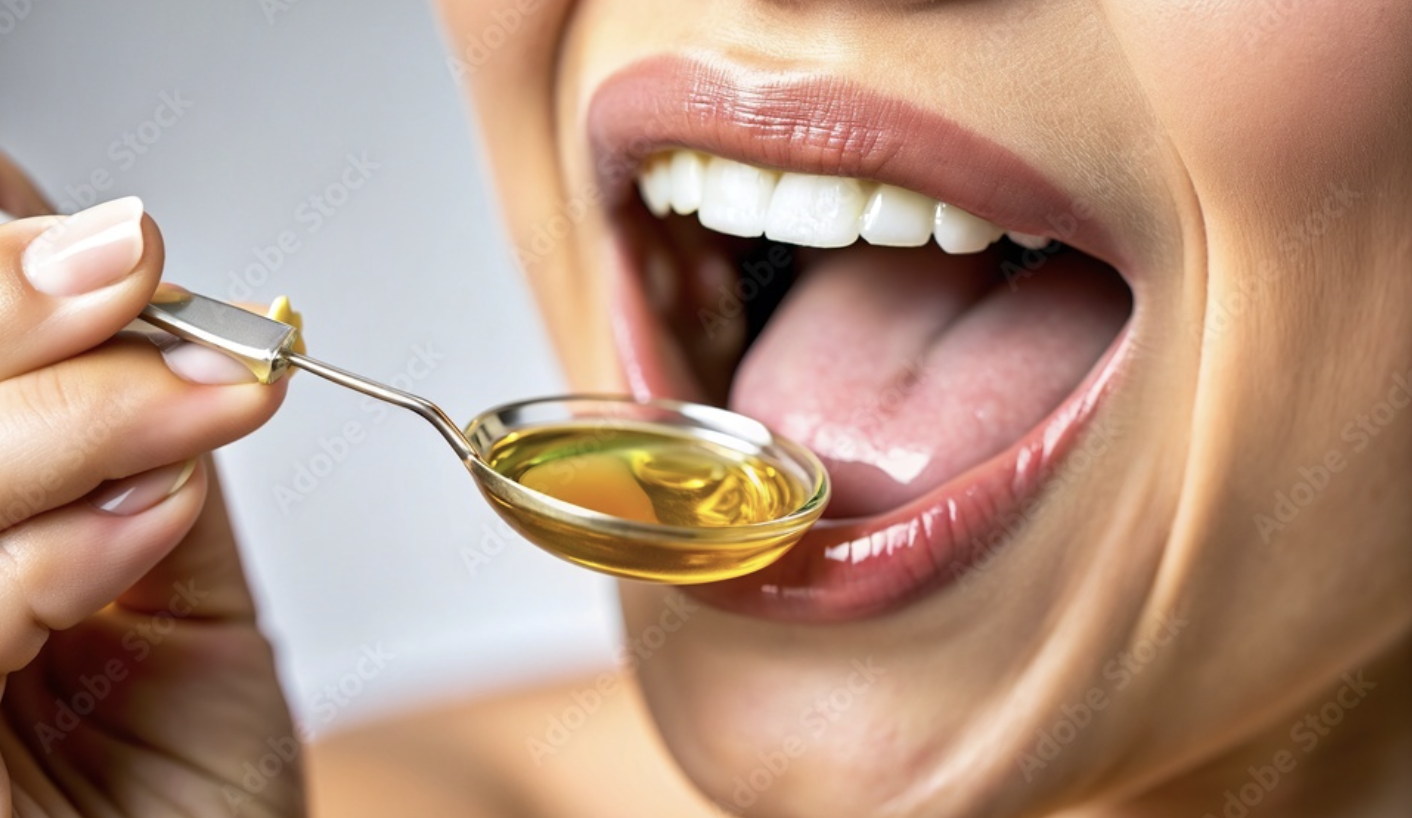 Oil Pulling to Whiten Coffee Stained Teeth