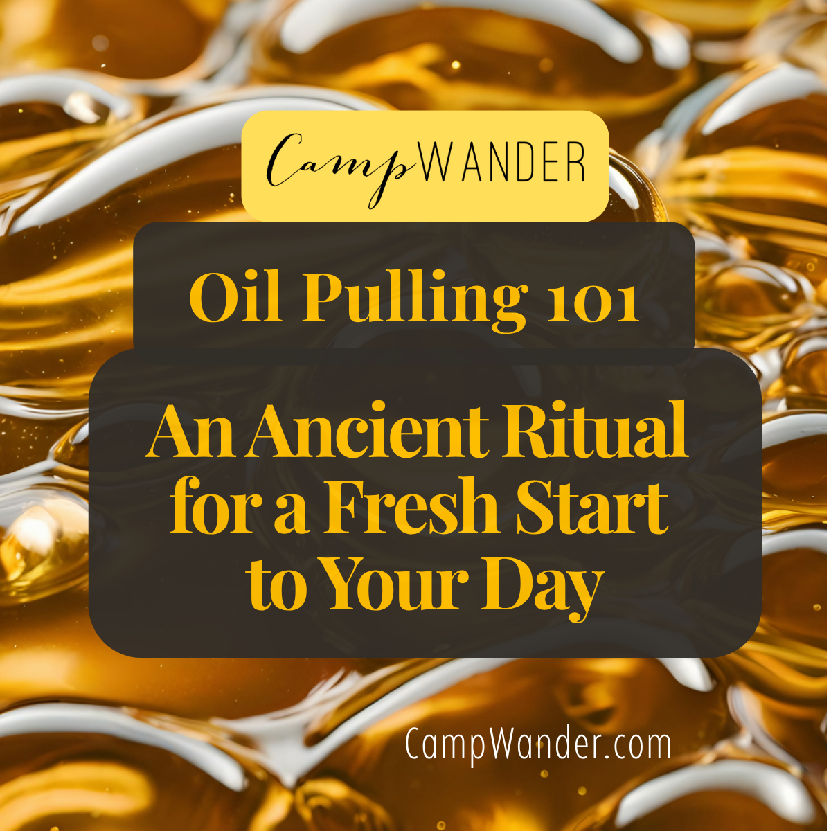 Oil Pulling 101: An Ancient Ritual for a Fresh Start to Your Day