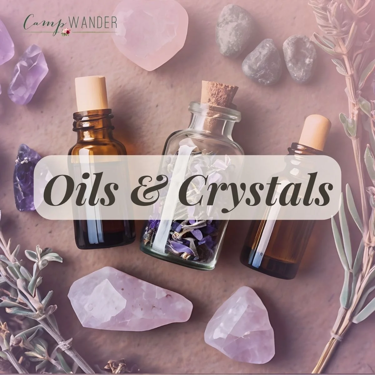 Essential Oils and Crystals
