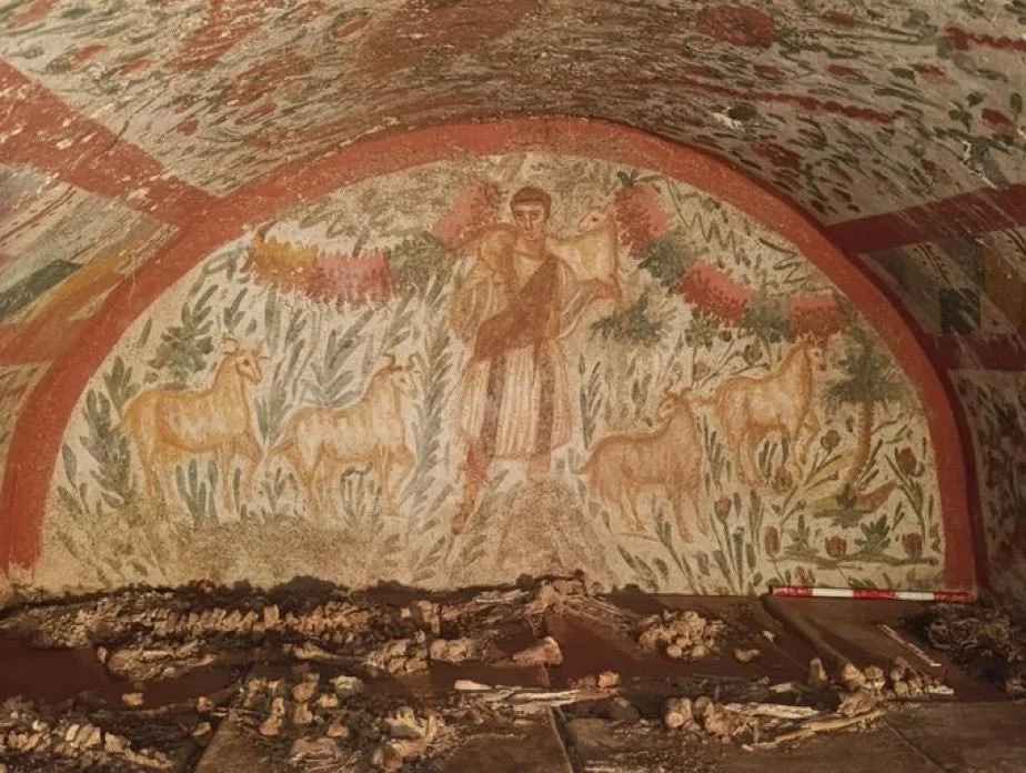 Rare Fresco of Good Shepherd Found in Turkey 