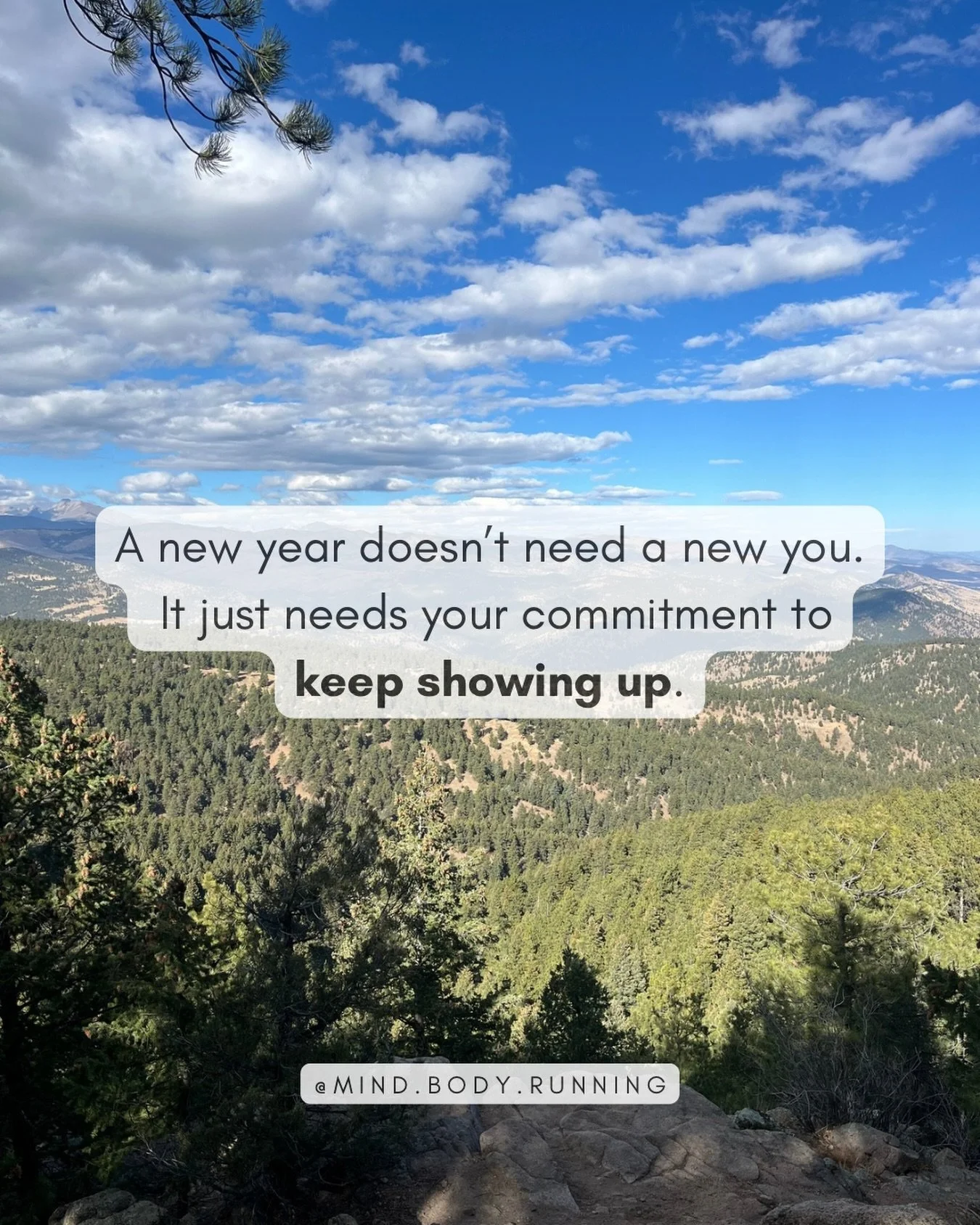 Simple as that.

#mindbodyconnection #coloradorunners #keepshowingup #mindfulrunning #runcoaching