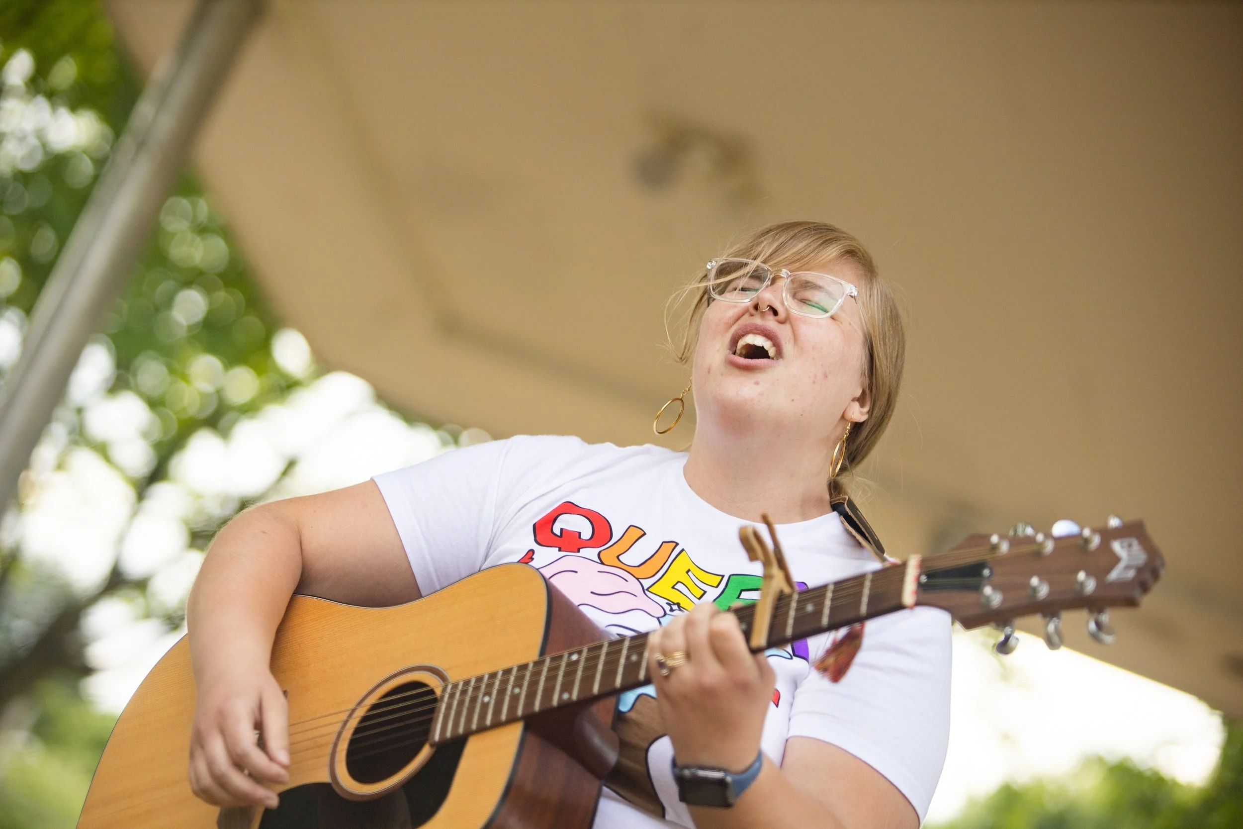 Incredible performer at Woonsocket Pride!