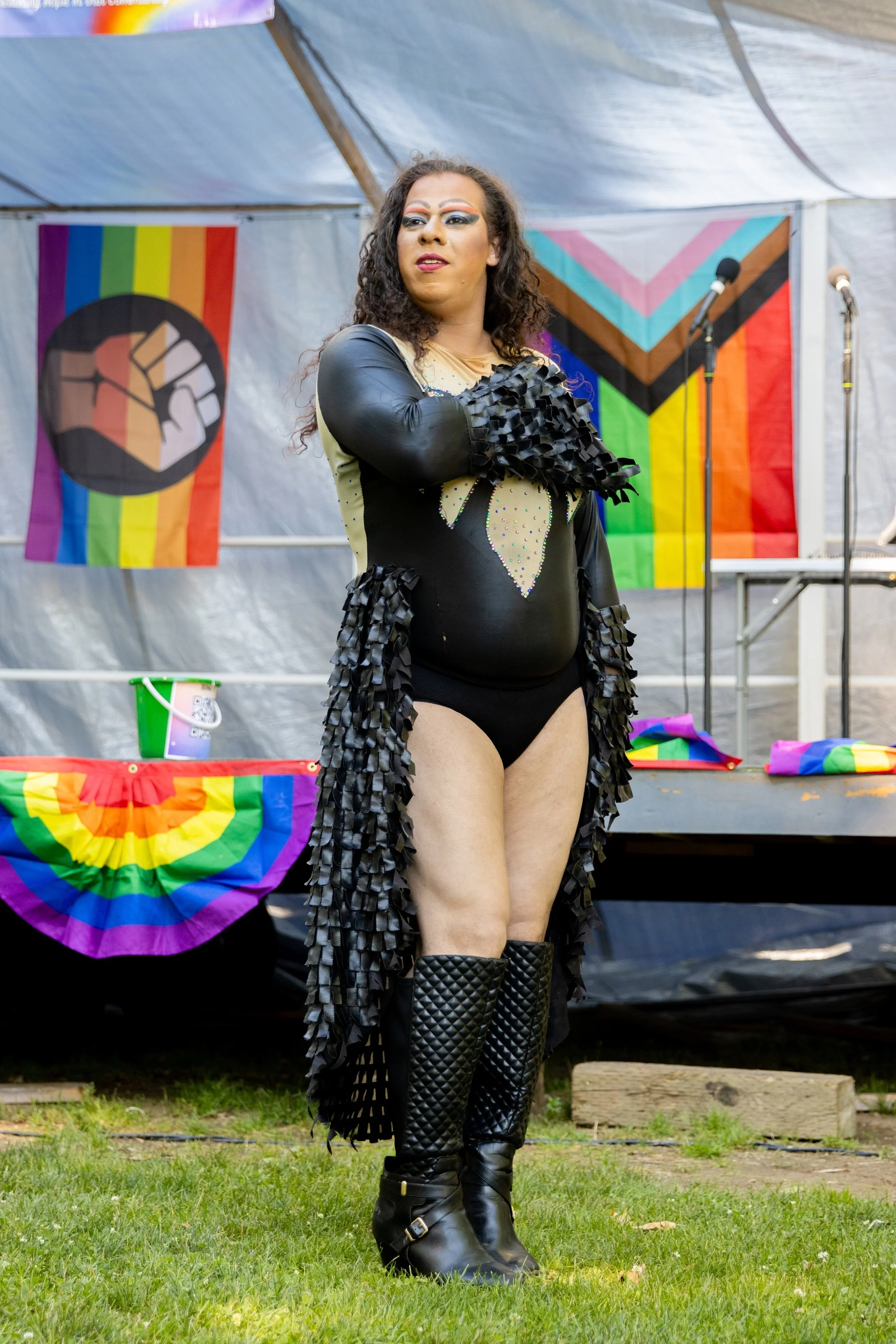 Incredible performer at Woonsocket Pride!