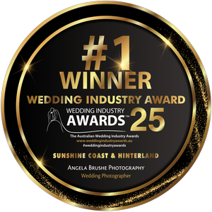 Wedding Industry Award Winner 2025 - Best Wedding Photographer - Sunshine Coast & Hinterland